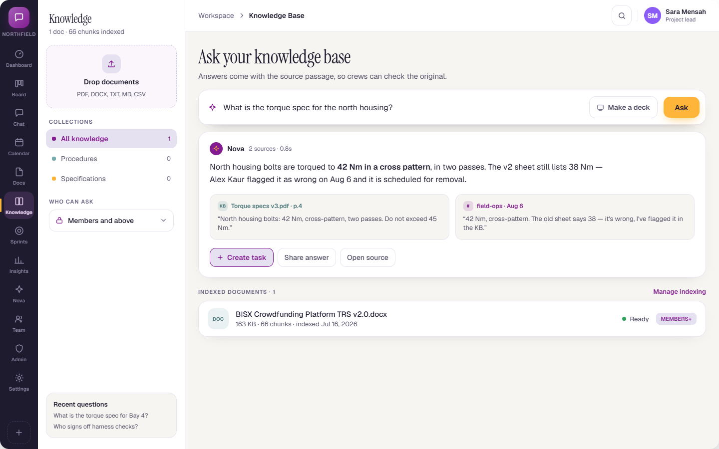 Knowledge base view